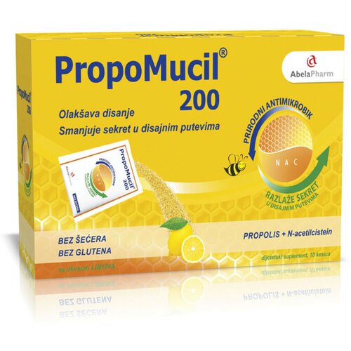 Abela pharm propomucil  kesice 200 mg, 10 kesica Slike