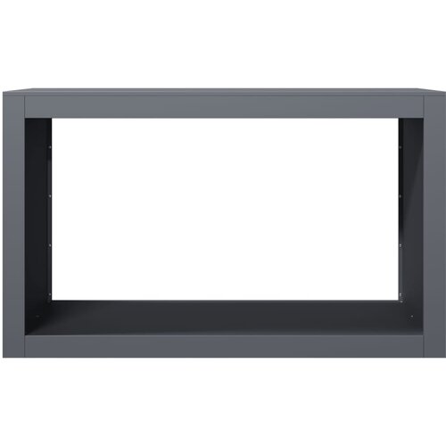  Stalak za drva za ogrjev antracit 100x40x60 cm čelični Slike