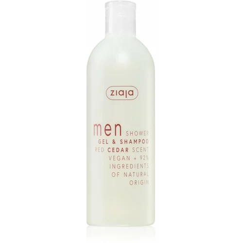 Ziaja Men šampon in gel za prhanje 2v1 Red Cedar 400 ml