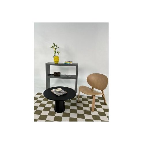 Hanah home Club sto Lilyum 42, 69x42x69 cm, Crni Cene