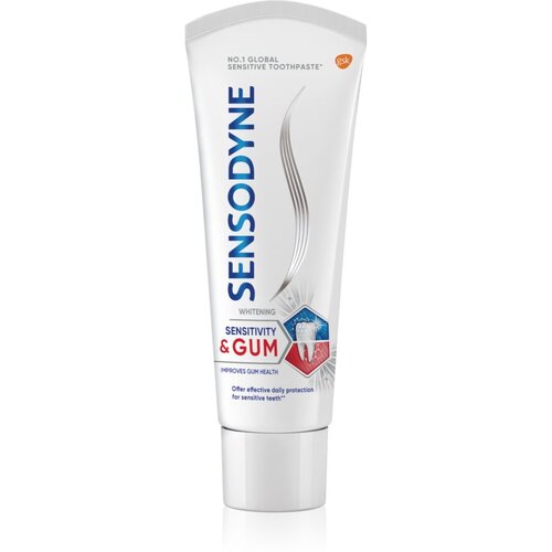 Sensodyne Sensitivity & Gum Whitening zobna pasta za beljenje zob za zaščito zob in dlesni 75 ml Cene