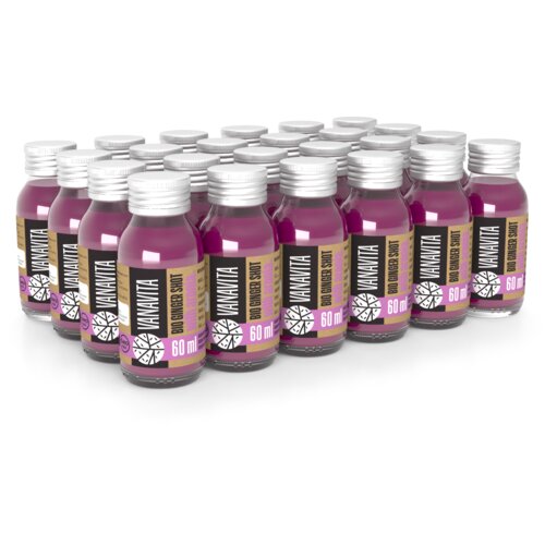 VanaVita bio ginger shot sa aronijom 24 x 60 ml bez ukusa Slike