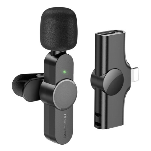 Borofone Mikrofon wireless iPhone/lightning BFK12 Trophy lavalier digital black Cijene