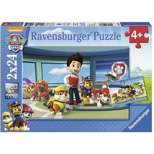 Ravensburger 2x24 delna sestavljanka Tačke na patrulji, detektivi 090853 Slike