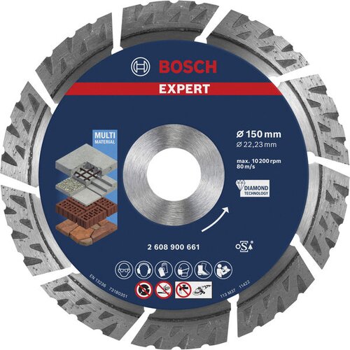 Bosch EXPERT MultiMaterial dijamantska rezna ploča od 150 x 22,23 x 2,4 x 12 mm 2608900661 Cene