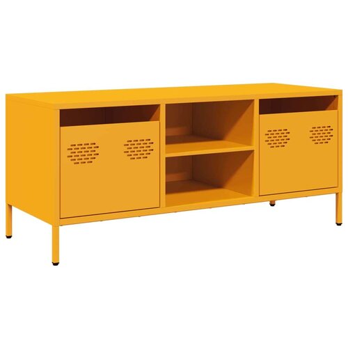 VidaXL TV ormarić boja senfa 101,5x39x43,5 cm čelični Slike