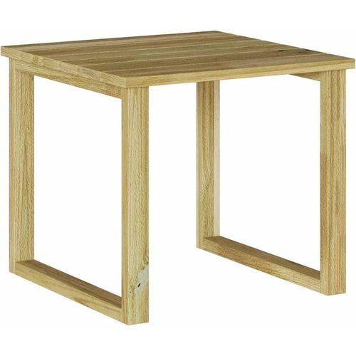  Stol Prirodna 40 x 40 x 36 cm Impregnirana borovina Slike