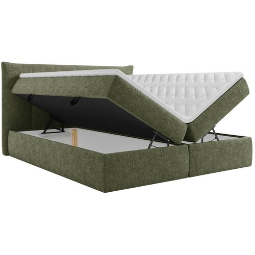 Boxxx POSTELJA Z VZMETNICO 180 cm x 200 cm , tekstil olivno zelena Slike