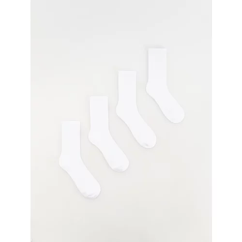 Reserved - Komplet od 4 pari čarapa - bijela