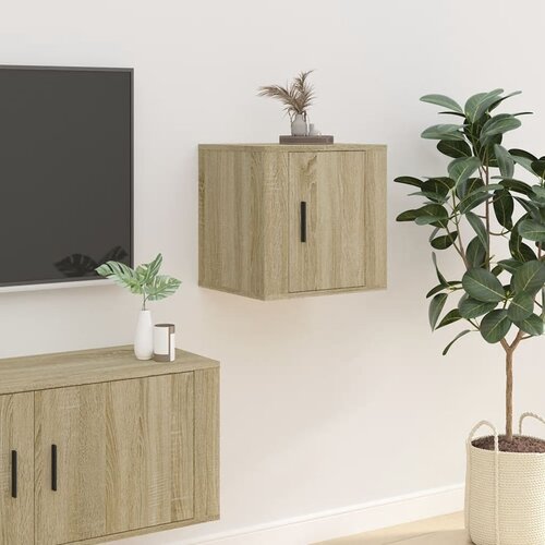 VidaXL Stenska TV omarica sonoma hrast 40x34,5x40 cm Slike