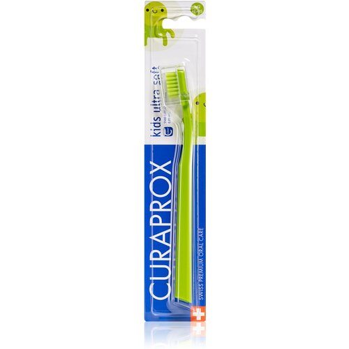Curaprox 5500 Kids Ultra Soft zobna &amp;scaron;četka za otroke ultra soft Green 1 kos Slike