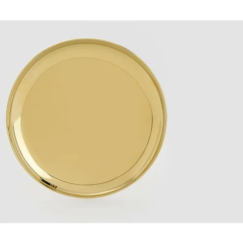 Reserved keramičen krožnik - zlata