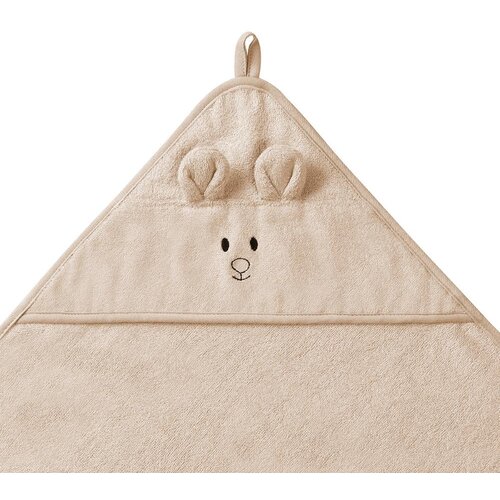 BabyOno Ručnik bambus 100x100 cm, with ears, tamno bež Slike
