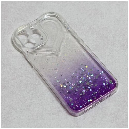 Telempire Maska za mobilni telefon Heart Glitter za iPhone 13 Pro Max 6.7 Slike