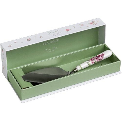 Brandani Nonna Rosa lopatka za pecivo inox ročaj keramika 26cm / v darilni embalaži, (20455121) Cene