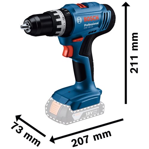 Bosch Kombinovani set PRO Komplet od 3 alata od 18 V: GSB + GBH + GWS + 2x GBA 4.0Ah + GAL18V-40 0615A500AG Slike