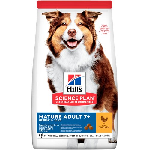 Hill’s Science Plan Mature Adult 7+ Medium s piščancem - 14 kg Cene