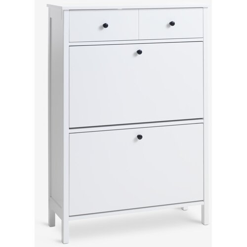 Linnea Stalak za cipele 73x110x26cm, Bijela Slike