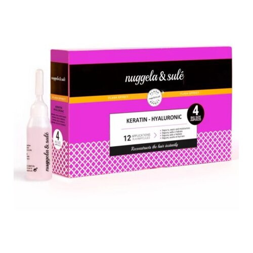 Nuggela&amp;amp;sule Nuggela &amp;amp; Sul&amp;eacute; Keratin hijaluronske ampule 4x10 ml Slike