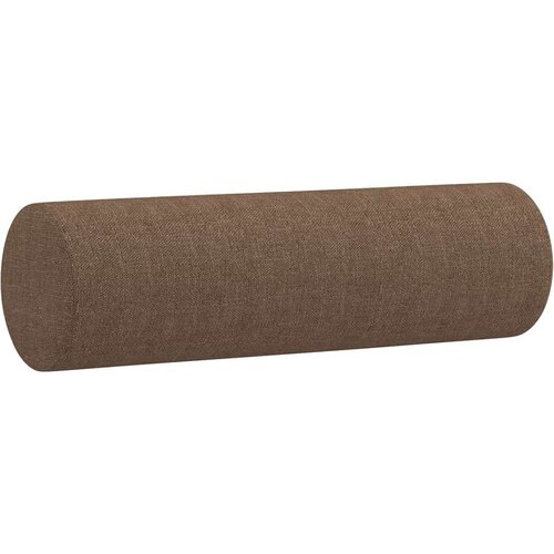  3-dijelni set sofa s jastucima smeđi od tkanine Slike