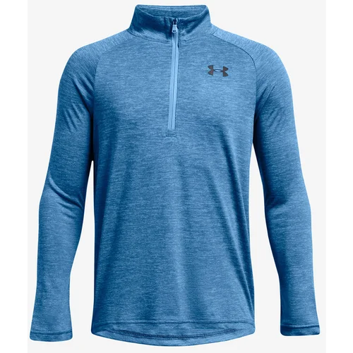 Under Armour UA Tech 2.0 1/2 Zip Majica otroška Modra