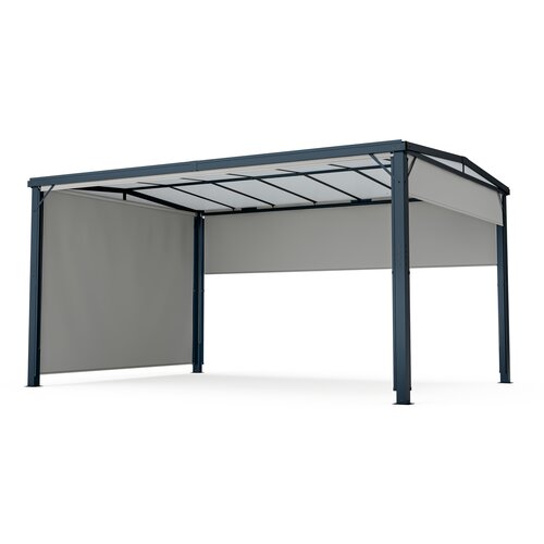 Blumfeldt Pantheon Cortina Solid Sky Pergola 3x4 | otporna na vremenske uvjete | sa zaštitnim lakiranjem | bočne stranice Cijene