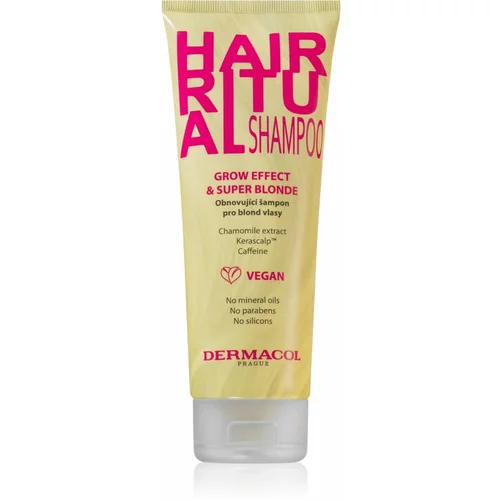 Dermacol hair ritual super blonde shampoo šampon za blond lase 250 ml za ženske