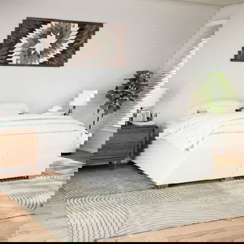 Furnova Posteljni okvir bel 200x200 cm umetno usnje, (21938757) Slike