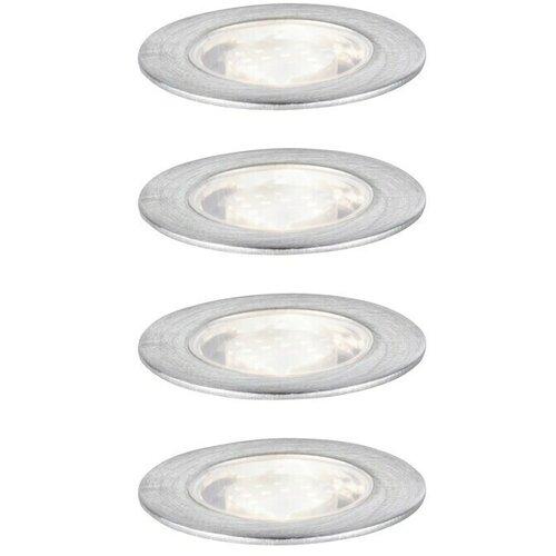 PAULMANN Ugradbena podna svjetiljka Link &amp;amp; Light (0,5 W, Srebrna) Slike