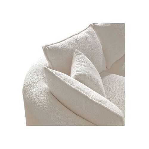 Atelier Del Sofa Ugaona garnitura na razvlačenje Venedik Left, 317x163.5x71 cm, Bijela Slike