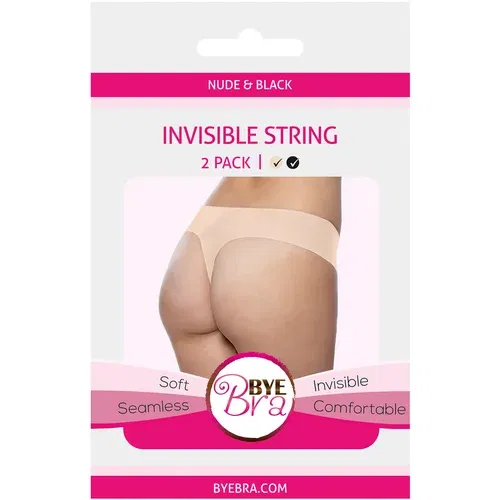 ByeBra Invisible String 2-Pack Nude