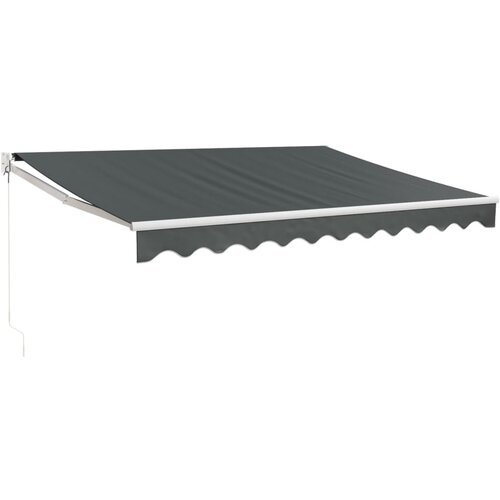 Maison Chic Zložljiva tenda - Senčniki antracitna 3,5x2,5 m blago in aluminij, (22039073) Cene
