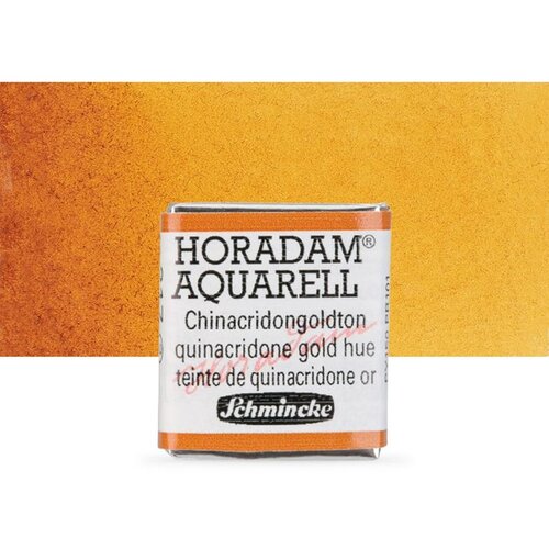 Akvarel boje Schmincke Horadam pola posudice | 217 Quinacridone Gold Hue Slike