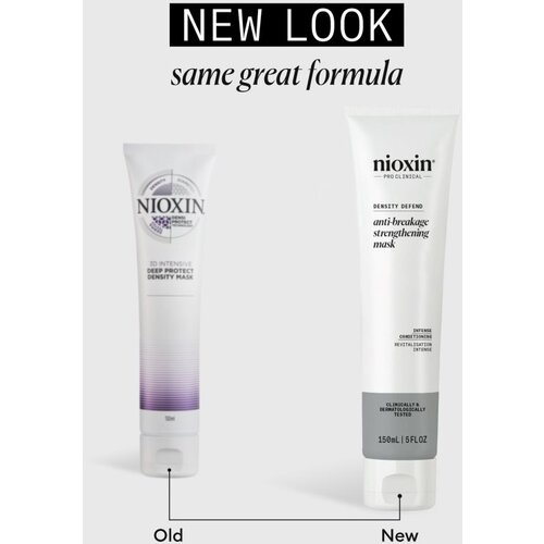 Nioxin Density Defend Anti-breakage Strengthening Mask maska za okrepitev las za po&amp;scaron;kodovane in krhke lase 150 ml Slike