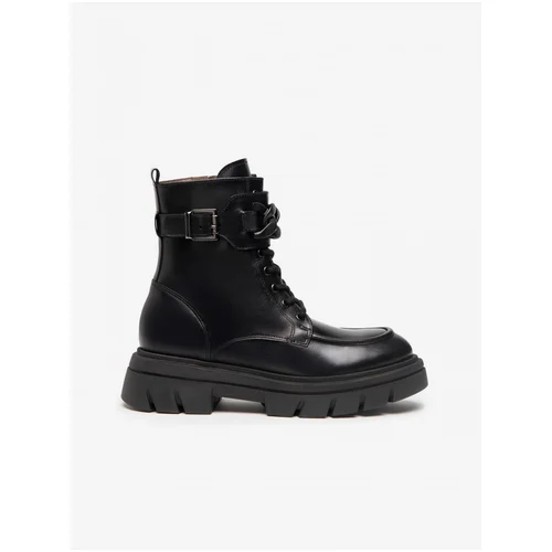 Nero Giardini Black Women's Leather Ankle Boots - Women