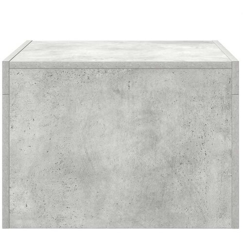  Stolić za kavu siva boja betona 50x50x35 cm konstruirano drvo Slike