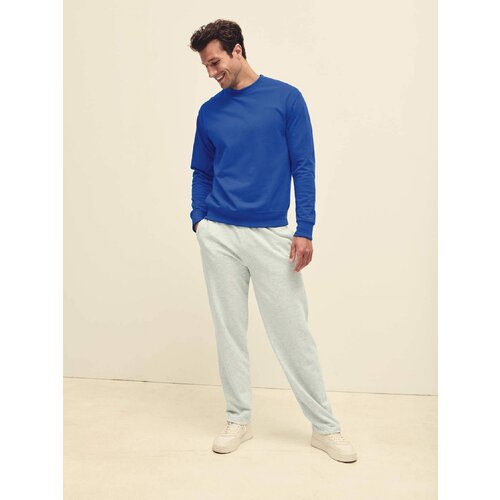 Fruit Of The Loom Blue Men's Sweatshirt Lightweight Set-in-Sweat Sweat Cene