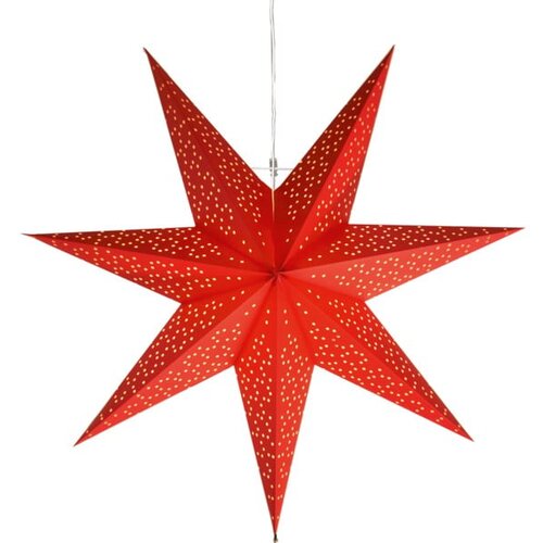 Star Trading Dekoracija crvenog svjetla Dot, ⌀ 54 cm Cijene