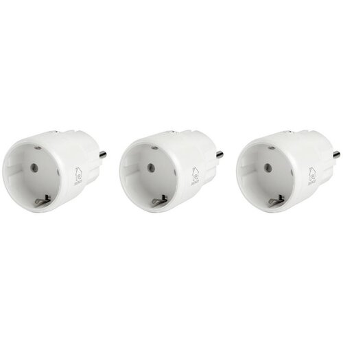 Deltaco SMART HOME mini vtičnica, LED indikator, WiFi 2.4GHz, 1xCEE 7/3, 10A, časovnik, BELA (3-kom) Cene