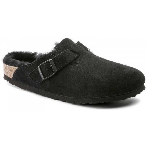 Birkenstock Sandali &amp;amp; Odprti čevlji Boston vl shearling black Črna Slike
