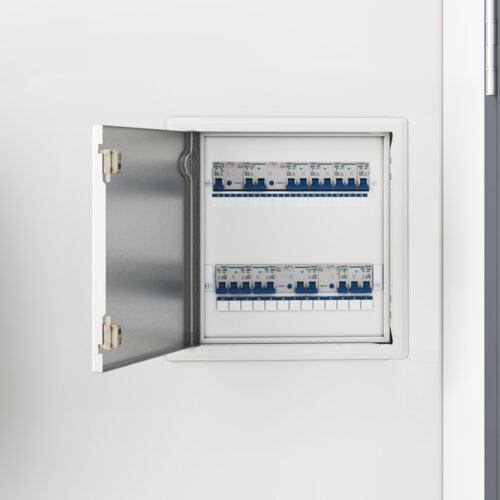 VidaXL Pristupna ploča Bijelo 30 x 30 cm Čelik Slike