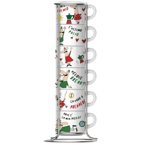 Bialetti Set 6 &amp;Aring;&amp;iexcl;olja naslo&amp;Aring;&amp;frac34;ivih Slike