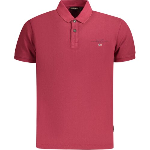Napapijri MEN&amp;amp;#39;S SHORT SLEEVE POLO SHIRT RED Slike