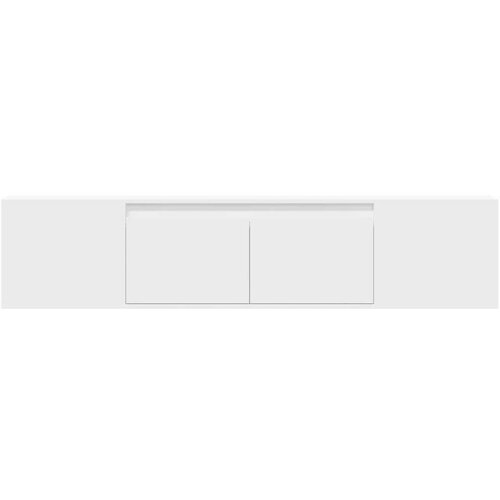 vidaXL Stenska TV omarica z LED lučkami bela 180x31x39,5 cm Cene