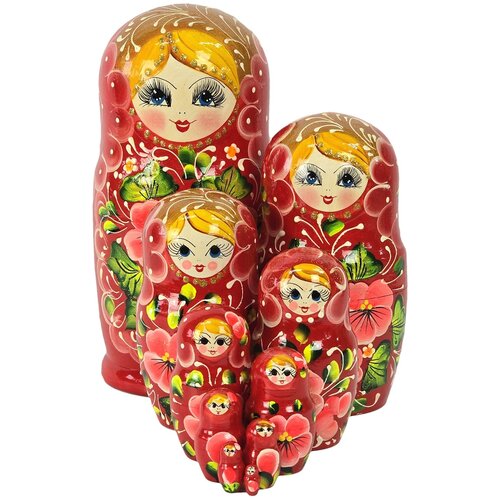  Originalna ruska matrjo&amp;scaron;ka 26 cm, set od 10 kom Slike
