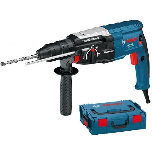 Bosch GBH 2-28 elektro-pneumatski čekić za bušenje sa SDS Plus prihvatom, 880 W, 3,2 J udarac, u L-Boxx 0611267501 Slike