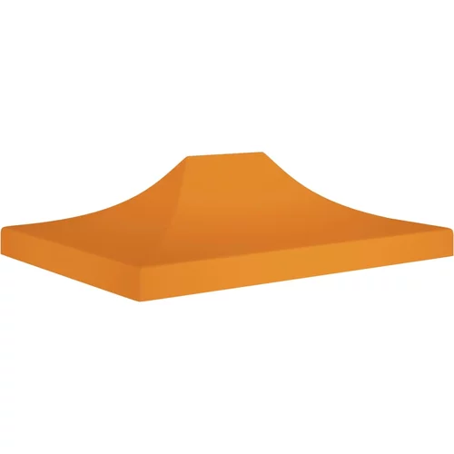 vidaXL Streha za vrtni šotor 4x3 m oranžna 270 g/m², (20692522)