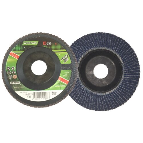  Brusni lamelni disk 125mm P40 Slike