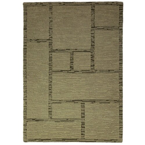 Flair Rugs Zelena ročno tkana volnena preproga 160x230 cm Harris Modula Wool &ndash; Cene