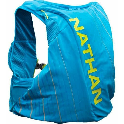Nathan Men's Backpack Pinnacle Series Vapor 12 L M Blue Me Away/Finish Lime L Cene